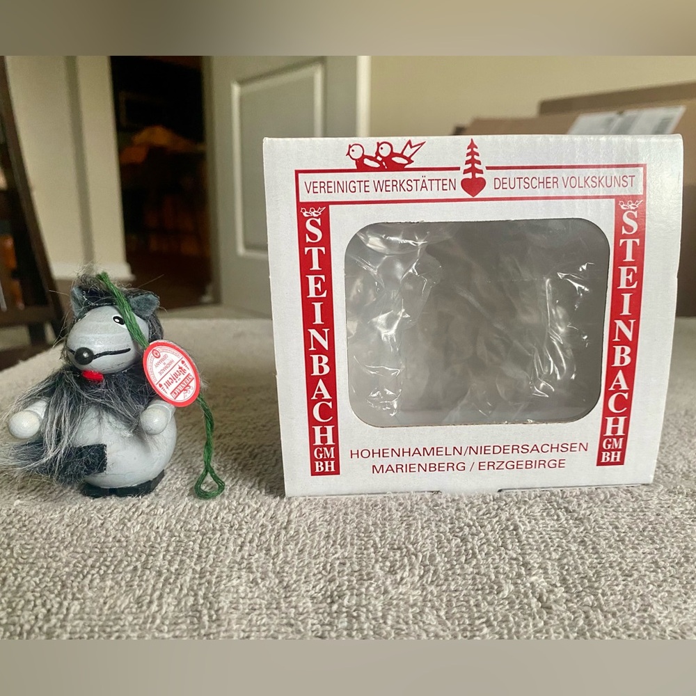 Vintage Steinbach Big Bad Wolf Ornament